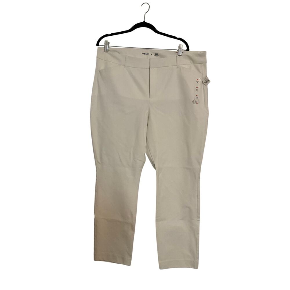 Old Navy Pants Women 18 White Pixie NWT